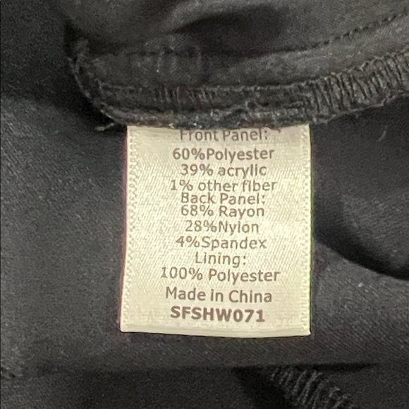 41 Tweed Fringe Blouse M Red Black Shimmer Gold Top Zipper Stretch Office Boho - Picture 12 of 12